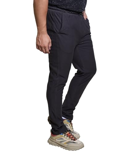 Image of Track Pant for Men - Polycotton Joggers, Gym Pants & Lowers for Men with Adjustable Waist, Moisture-Wicking Fabric & Pockets - Cargo & Ideal Sports Pajamas for Workout & Casual Wear
