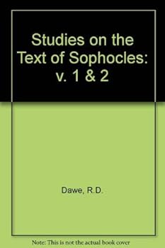 Hardcover Studies on the text of Sophocles Book