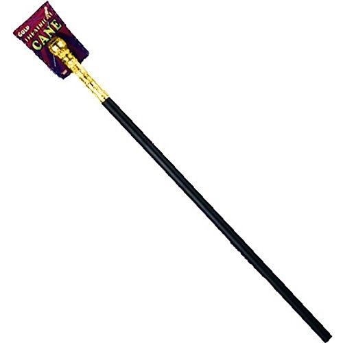 Forum Novelties Walking Cane with Gold Handle