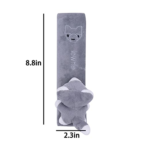 Image of Cute Cartoon Car Seatbelt Cover Seat Belt Harness Cushion Shoulder Strap Protector Pad for Children Kids Toy animal Ornaments