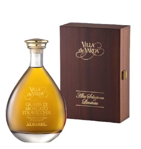 Villa de Varda Grappa di Moscato Stravecchia Albarel in Mahagoniholzkiste 40 % vol (1 x 70 cl) Cover