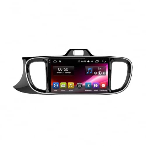 Car Multimedia Player dla Kia Pegas 2017-2019 9 Inch Android 15 Car Play Screen Backup Camera For, 4 Core 4G+64G