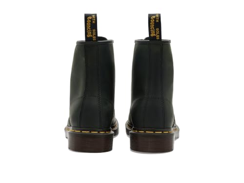 Image of Dr. Martens, Unisex, 1460 Crazy Horse Leather Boots, DMs Green, Mens, 5, Womens, 6, Medium