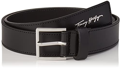 Preisvergleich Produktbild Tommy Hilfiger Damen Signature 3.0 Grtel, Schwarz, 90 cm