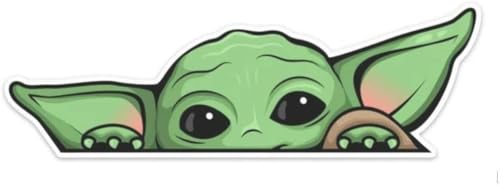 Imán Baby Yoda Grogu Grande 6 x 2 pulgadas