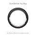 Oura Ring Gen3 Horizon - Black - Size 12 - Smart Ring - Size First with Oura Ring Gen3 Sizing Kit - Sleep Tracking Wearable - Heart Rate - Fitness Tracker - 5-7 Days Battery Life