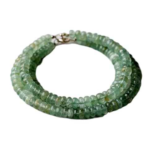Collier de perles d'aigue-marine aux vertus curatives et énergétiques