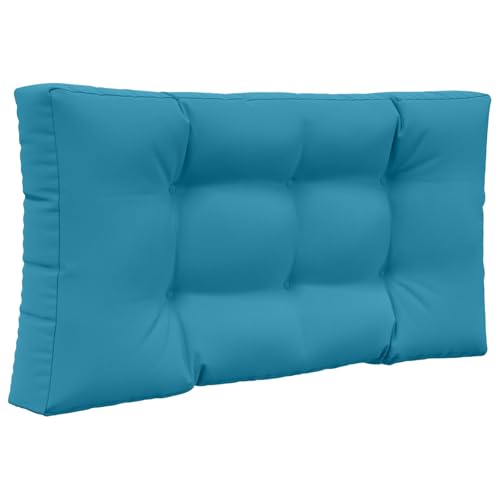 Coussin de canapé d'extérieur fixe et lavable bleu roi 80x80cm - 5
