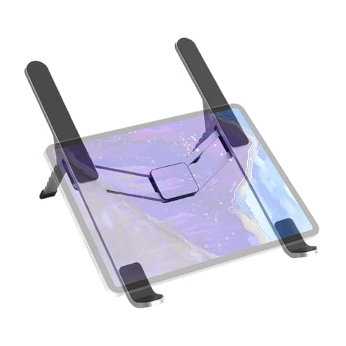 Image of Laptop Stand for Desk,Adjustable Laptop Stand Cooling Notebook Mount - Foldable Office Gadgets for Monitor Table Tablets Students Game Writers Employees Travel Home Women Men
