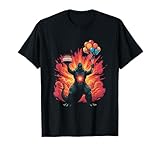 Fiesta Divertida de Pastel de cumpleaños de Monstruo japonés Camiseta