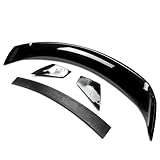 DZSQOMHGD Alerón Trasero Alerón Trasero Maletero Apariencia Carbono para Ford para Mustang para Estilo para Gt350/ para Gt350r 2015-2022 alerón Trasero del Coche(Glossly Black)