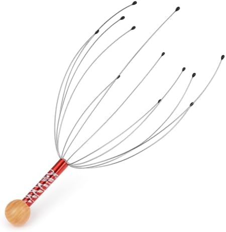 Massageador Capilar Anti-Estresse com 12 Hastes – Relaxamento Pro...