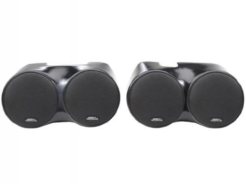 SSV Works Arctic Cat Wildcat Rear Cage Stereo Speaker Pods INCLUDES 2 pair of 6 1/2" Speakers
