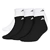 Athletic Cushioned Low Cut Socks with arch compression for a secure fit (6-Pair)