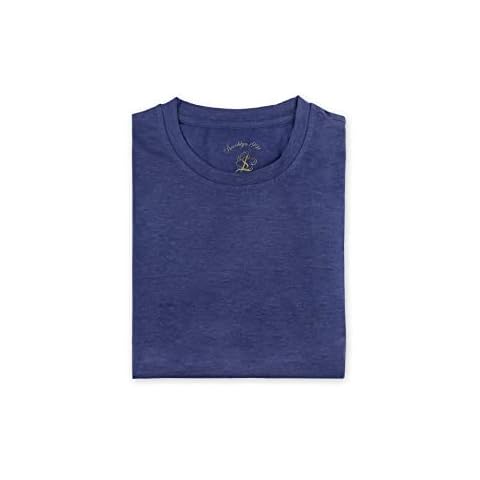 Steven Land | T-Shirt | Crew Neck | Brushed Ultra Soft | Midnight Blue - XL Cover