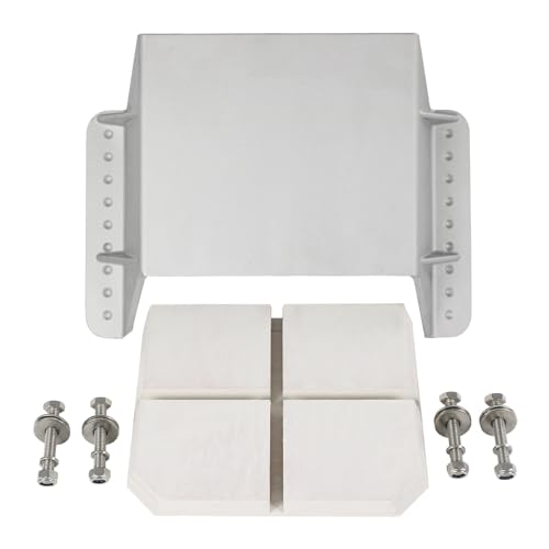 RUIANOMG MJ-1-DP Jack Plate 4inch Setback Small Engine Jack Plates Replacement for Outboard Motors Up to 35HP, Manual Add Distance Between Engine and Transom