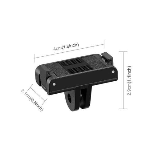 Image of Yantralay Magnetic Quick Release Base Mount for D JI Os mo Action 6 & Os mo Nano | Dual-Lock Snap Base Adapter for Tripod | Os mo Action 6 Accessories