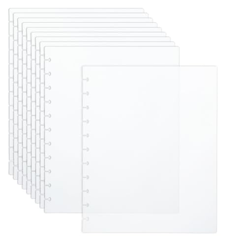 Intercalaires à 11 trous A4 SUPERFINDINGS en polypropylène transparent pour classeur professionnel