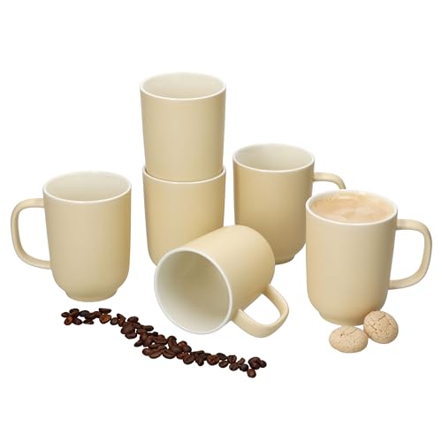 Ritzenhoff & Breker Jasper 6er Set Kaffeebecher Vanille I 250ml, H...