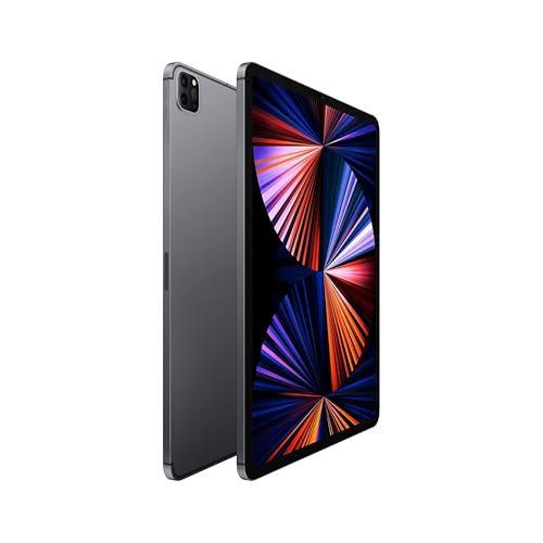 Image of Apple iPad Pro (5th Generation, 12.9-inch, 2021), 512GB, Wi-Fi + Cellular, Space Gray (Renewed)