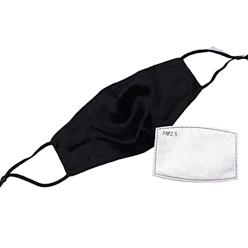 [Soie de Soiree] VN}XN 􂦂 q ێ UVJbg m[YC[ tB^[t MTCY ʌ}XN VN100% @AWX^[t z}XN VRf O΍ (ubN)