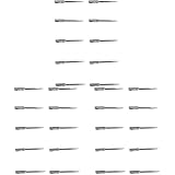 KOHYUM 2pcs ard Tagging Needles Clothes Tagging Needles Clothes Tagging Applicator Tagging Tool Needles Replacement: Label Attacher (Color : X3pcs, Size : 3.7X0.4X0.4CMx3pcs)