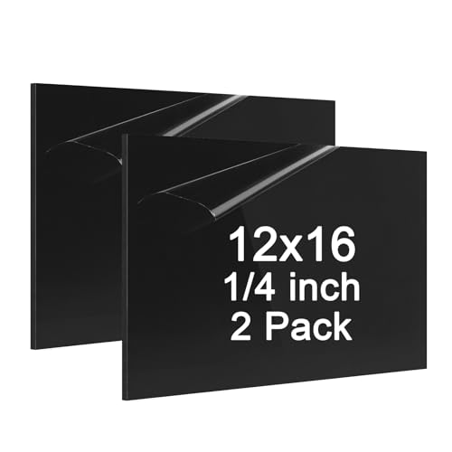 Feuille rigide en plastique ABS noir anti-fissure épaisseur 6.3mm pour projet durable