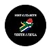 Retro Port Elizabeth South Africa Distressed Africa Flag PopSockets Standard PopGrip