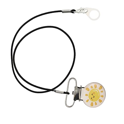iplusmile Clip Anti- Lost Lanyard Keepers Single Ear BTE Hearing Aids Holder Straps Protector Retaining Clips with Hanging Rope for Adults Seniors Kids Style 3