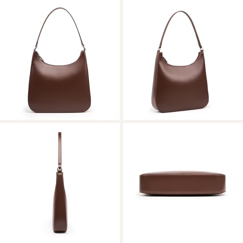Image of Crescent Bag Shoulder Bag Trendy Purses for Women 2026 with Zipper Closure