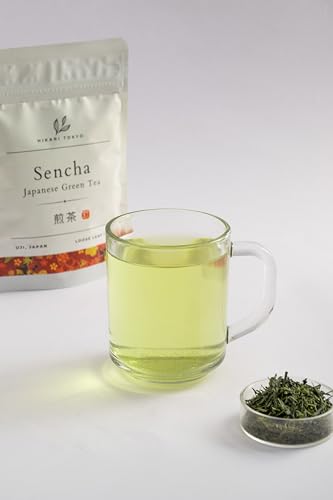 Image of Hikari Tokyo Uji Sencha Green Tea Loose Leaf | Premium Japanese Green Tea | Grown in Uji Kyoto |100% Pure and Authentic | Loose Leaf (50 g)