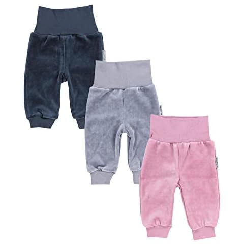 TupTam Baby Mädchen Nicki Hose Jogginghose 3er Pack, Farbe: Farbenmix 1, Größe: 98 Cover