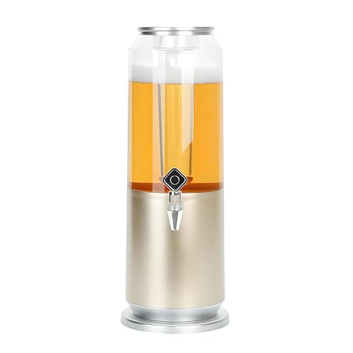 Mpuufom Beer Tower 3L/100oz Cola bucket shaped Beverage Dispenser with Ice Tube & fluent Spigot,Margarita Tower, Mimosa Tower, Tabletop Liquor Drink Dispenser for Parties, Bars, Pubs, Restaurants by Mpuufom - Used condition - US$27.20