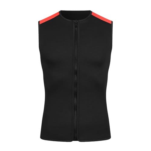 Chaleco térmico sin mangas de neopreno 3mm, unisex con cierre para natación, esnórquel, surf y buceo miniatura 1