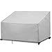 Produktbild YoungBee Gartenbank Abdeckung 3-Sitzer,L163cm Robuste Schutzhülle für Gartenmöbel,Gartenbank,Loungesofa GarngeFärbter Stoff 420D Wasserdicht,UV-Beständige,Reißfestigkeit163x66x63/89cm-Grau
