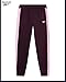Reebok Girls Jogger Set - 2 Piece Matching Sweat Set with Pullover Hoodies and Athletic Joggers for Girls, Size 7, Plum