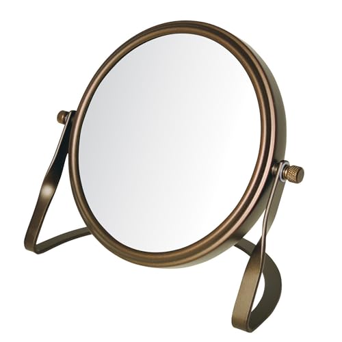Espejo para maquillaje 5X de 5.5 pulgadas acabado bronce