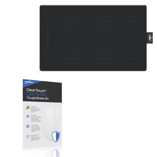 BoxWave Screen Protector Compatible With Huion Inspiroy RTM-500 - ClearTouch Crystal ToughShield 9H (2-Pack), Clear 9H Tough Flexible Film Screen Protector