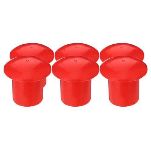 Tapas Rojas 30 para Varillas de Refuerzo de Plástico de Alta Visibilidad