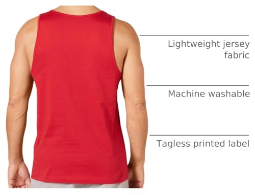 Image of Amazon Essentials Men's Active Quick Dry Tech Stretch Moisture Wicking Lightweight Gym Tank Top