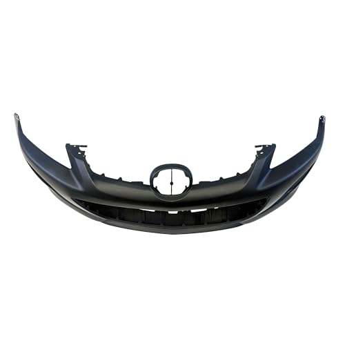 Image of FitParts Compatible with Mazda CX-7 2010-2012 Front Bumper Cover | Primed, With Fog Light Holes, Ready to Paint, OEM EH4450031FBB, MA1000226