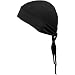 Schampa Stretch Headwrap , Color: Black, Size: OSFM BNDNA003
