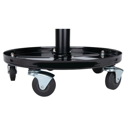 Image of Performance Tool W85020 Tractor Creeper Rolling Work Seat with Storage Tray for Mechanic Garages and Workshops, Black, 24-inch Height