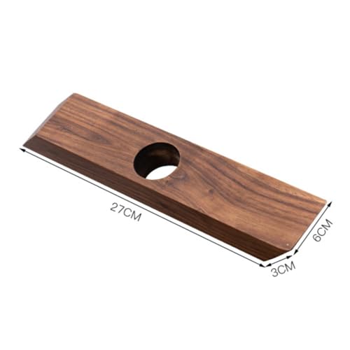 Soporte de vino de madera con agujero central miniatura 2