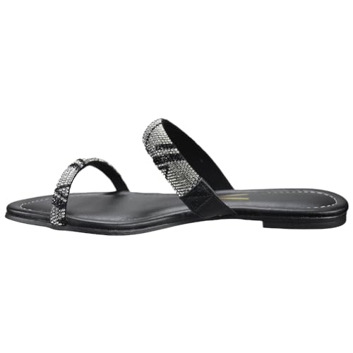 SANDÁLIA RASTEIRA VIZZANO 6235.1189 STRASS ENTRADA LIVRE Cor:Preto;Tamanho:37