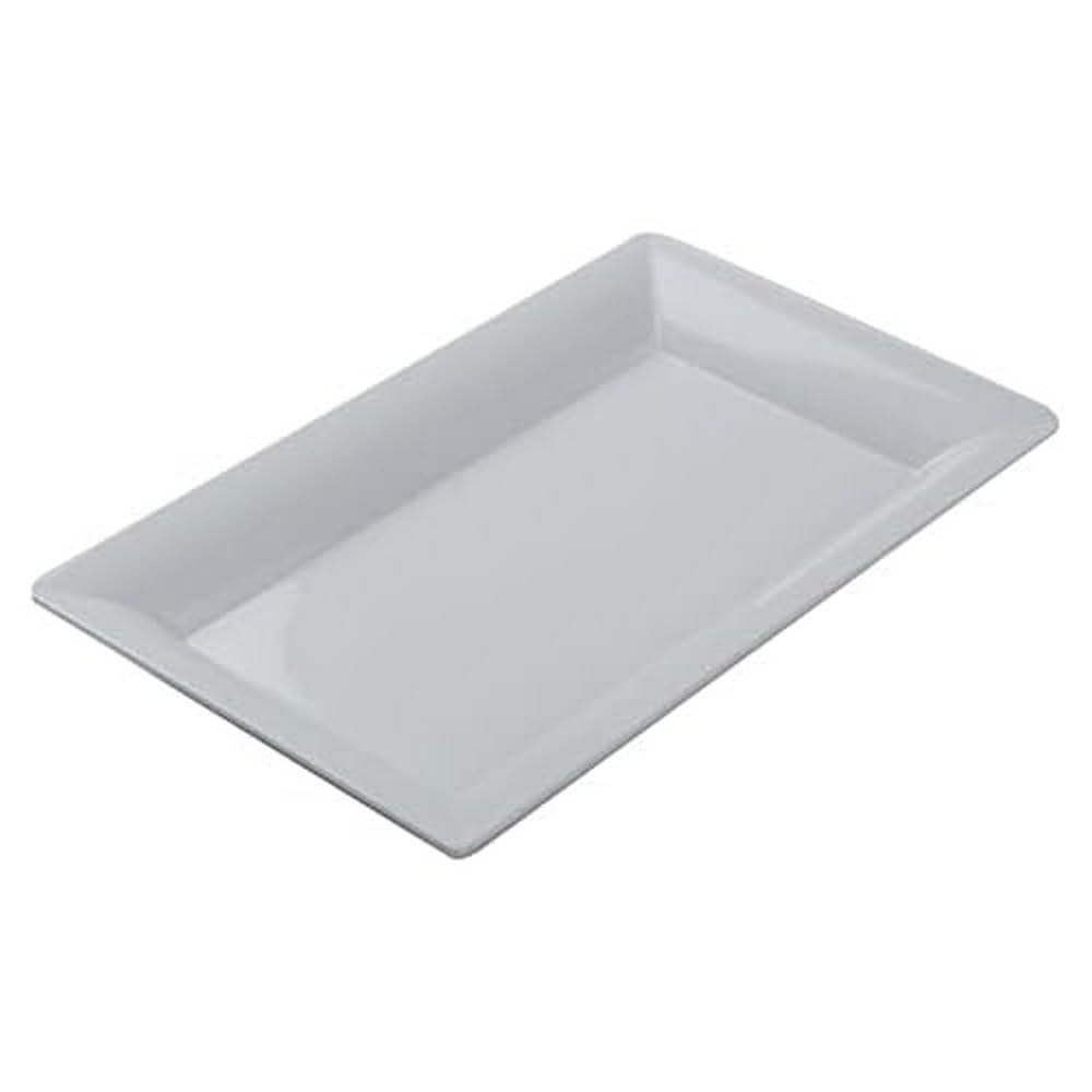 American Metalcraft MEL21 Endurance Melamine Rectangular Platter, 21" x 13", White