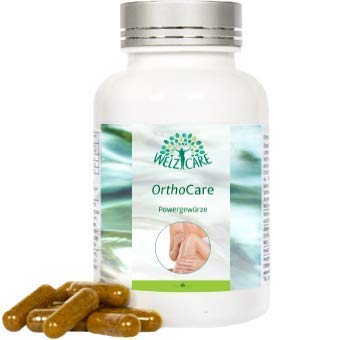 OrthoCare Powergewürz – 120 Kapseln – entzündungshemmend – Kurkuma – Koriander – Muskatnuss – Kreuzkümmel - 100 % Pflanzlich