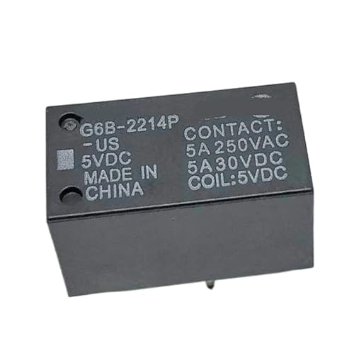 Relais 5 V CC G6B-2214P-US à commutation haute performance pour cartes PCB