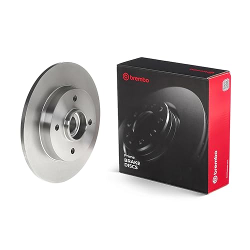 Brembo 08.9512.27 Disque de Frein Arrière avec roulement intégré et ABS - 1 Disque
