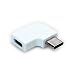 Produktbild ROLINE USB 3.1 Gen 2 Typ C Adapter | USB-C, Stecker/Buchse, 90° | zum Anschluss von Geräten oder einer Stromversorgung an Ihr Macbook, Ultrabook, Notebook/Laptop
